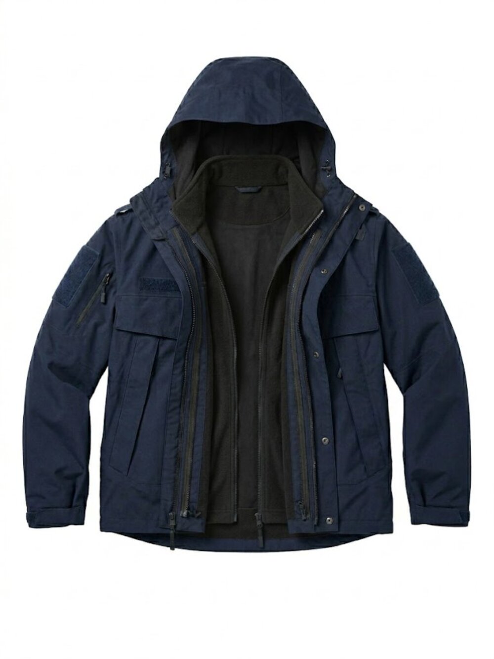 Law Enforcement First Tactical Men's Tactix Series System 3-in-1 Jacket XL Navy